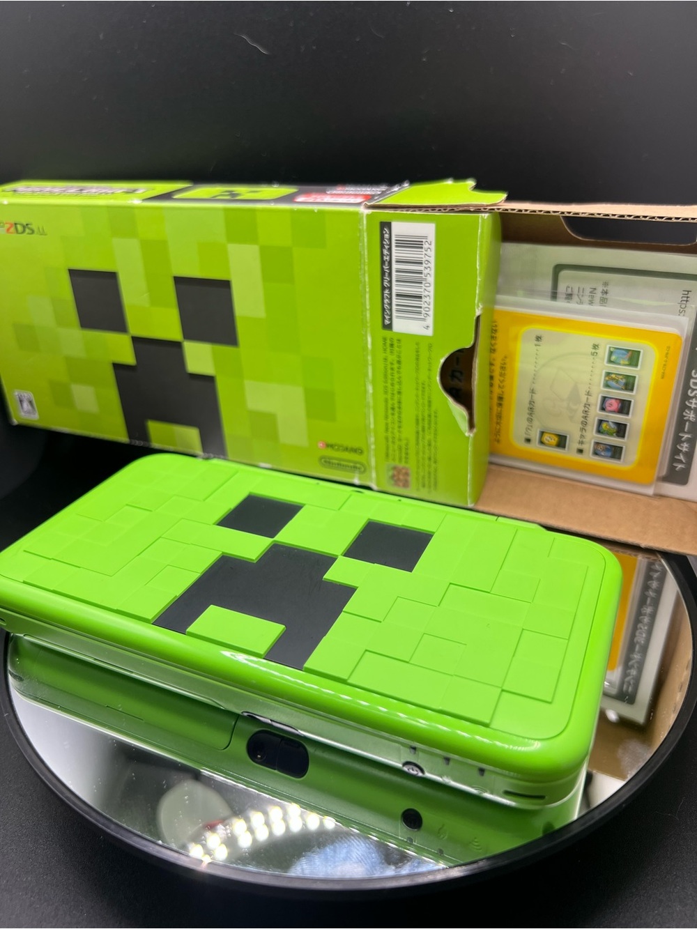 Minecraft Creeper Green Nintendo 3DS XL Handheld Console